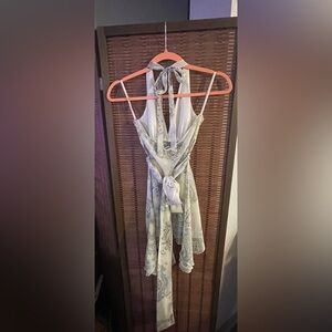 Elegant Paisley Halter Top